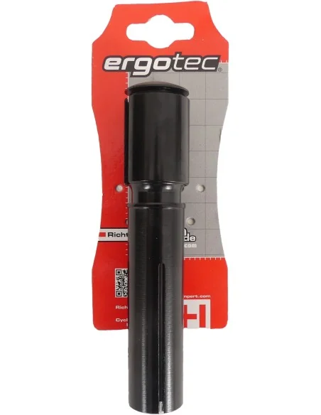 Stuurpen ahead adapter Ergotec Quill voor 1" + 1 1/8" vorken met draad - zwart