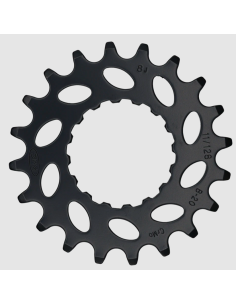 Tandwiel KMC Voor Bosch 20 O-MO Staal 11/128 inch - Zwart