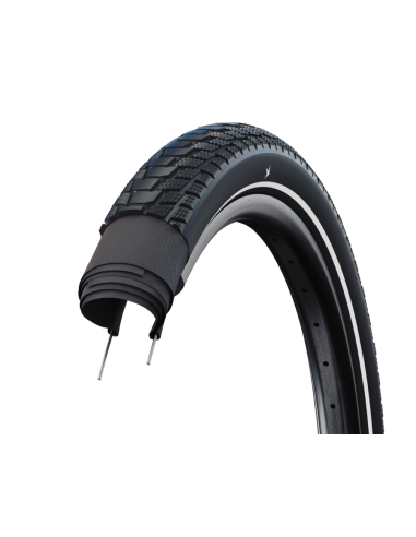 Buitenband Schwalbe Pick-Up Super Defense 20 x 2.35" / 60-406 - zwart met reflectie