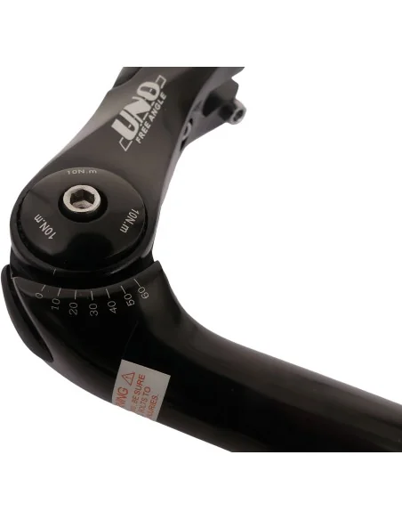 Stuurpen Kalloy verstelbaar 22,2 / 90x180 / 25,4 mm - zwart