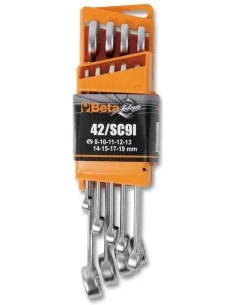 Ringsteeksleutelset Beta Tools 42/SC9I 9-delig in houder