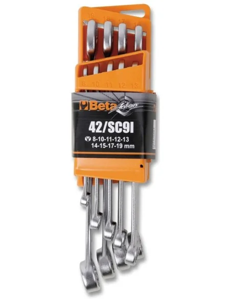 Ringsteeksleutelset Beta Tools 42/SC9I 9-delig in houder