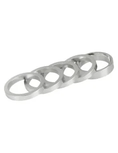 Stuurpenverlenger Satori 1-1/8" - zilver