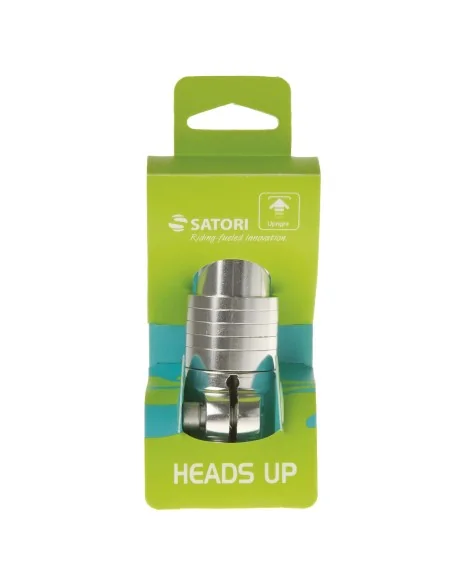 Stuurpenverlenger Satori 1-1/8" - zilver