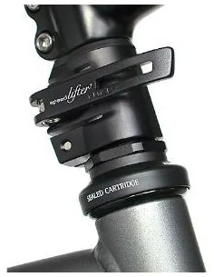 Stuurpenverlenger verstelbaar Satori Easy Up 1-1/8" - zwart