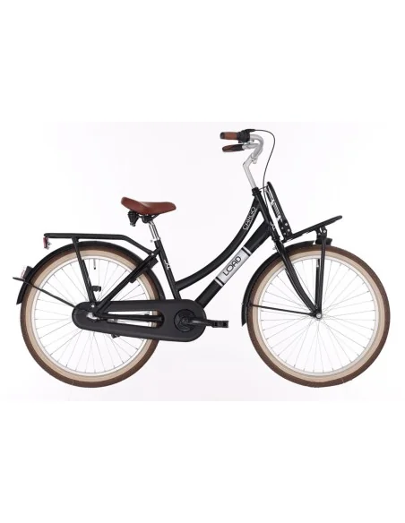 Kinderfiets BIKEFUN KIDS Load New 24 inch - Shimano Nexus 3 - matzwart