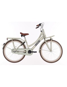 Kinderfiets BIKEFUN KIDS Load New 24'' met voor- en achterdrager - mat/desert sage