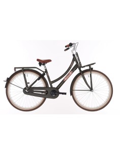 Kinderfiets BIKEFUN KIDS Load New 24'' met voor- en achterdrager - mat/elegance green