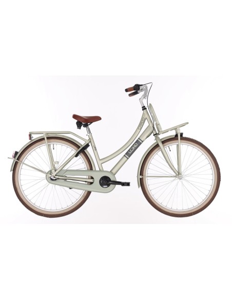 Kinderfiets BIKEFUN KIDS Load New 26'' met voor- en achterdrager - mat/desert sage