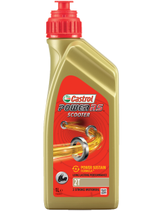 Olie Castrol Power RS Scooter 2T - fles à 1 liter