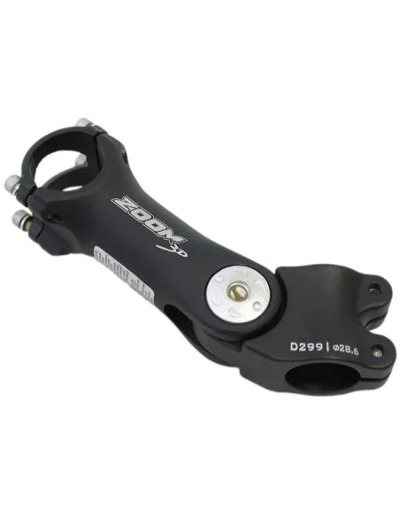 A-head stuurpen Zoom verstelbaar 28,6 / 90 mm / 31,8 mm - zwart