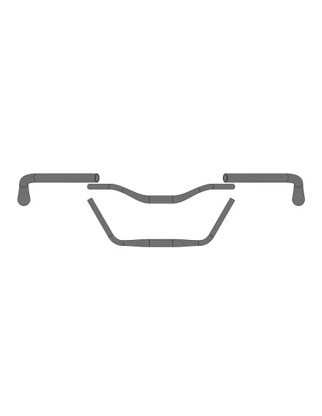 Stuur Ergotec Moon Cruiser ø31,8 x 610 mm - zwart