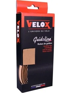 Stuurlint Velox Guidoline Cork ø2,5 x 30mm 1,75m - vintage bruin (2 stuks in een doos) 2