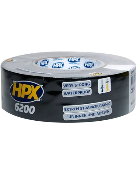 Duct tape HPX 48 mm x 25 m - zwart