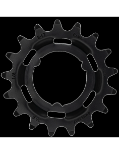 Tandwiel KMC Voor Shimano 17T O-MO Staal 1/8 inch - Zwart