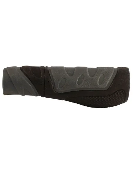 Handvatset Ergo 2-componenten Zwart/Grijs 130/130mm - 2-kanten geopend