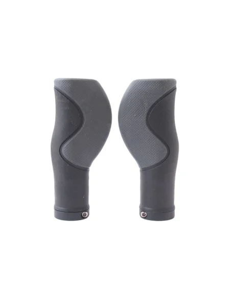 Handvatset Ergo 3-componenten Zwart 128/128mm - 2-kanten geopend