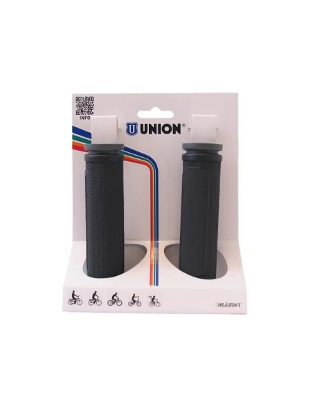 Handvatset Zwart - 2-component - 128mm met snijrand