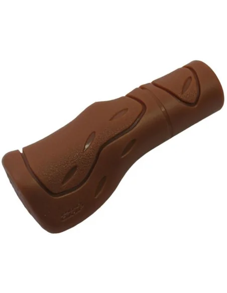 Handvat Ergonomisch Lang-model Bruin (per stuk)