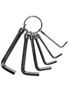 Inbussleutelset 2/3/4/5/6/7mm