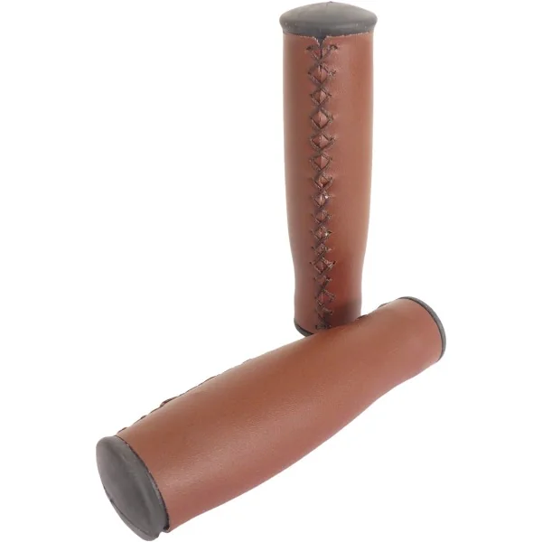 Handvatset Edge City Leer - 135/135mm - donkerbruin