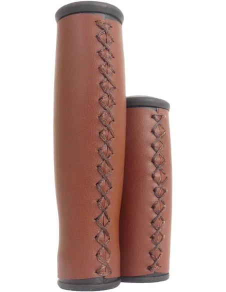 Handvatset Edge City Leer - 135/92mm - donkerbruin