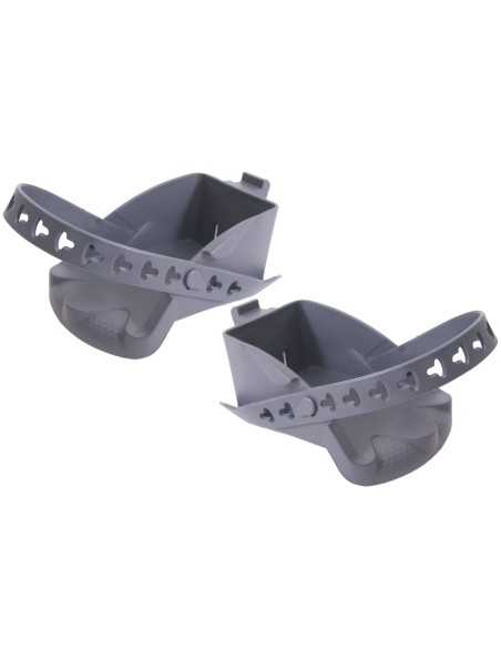 Voetsteunset met riempjes Polisport Bilby Junior - donkergrijs