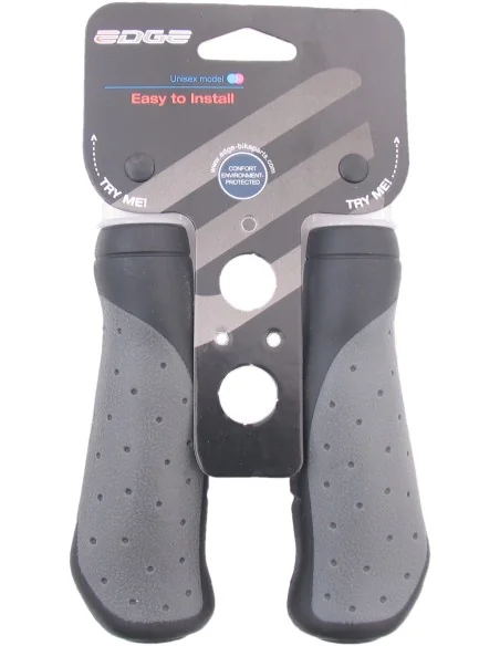 Handvatset Edge ErgoCity - 135mm - zwart/grijs