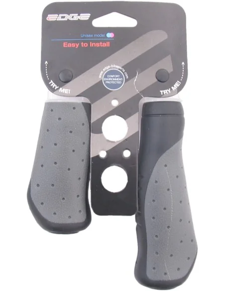 Handvatset Edge ErgoCity - 135/92mm - zwart/grijs