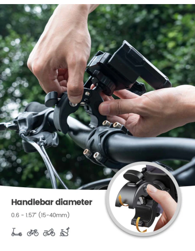 Telefoonhouder Lamicall BP09 4.7"-6.8" - zwart
