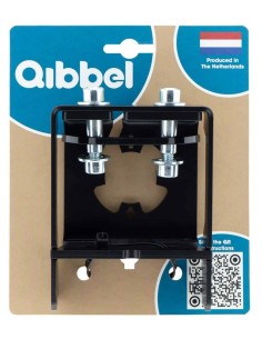 Stuurpenadapter Qibbel Ahead 1 1/8 geïntegreerde kabels - zwart