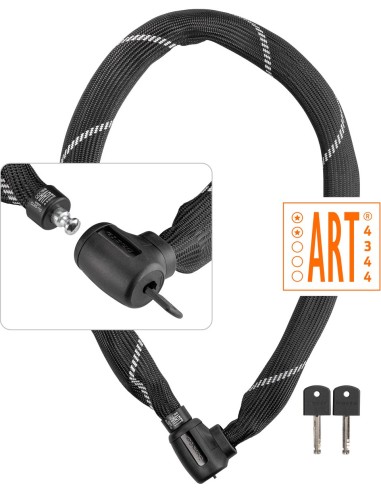 Kettingslot Basta ART2 -110 cm - zwart