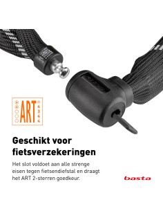 Kettingslot Basta ART2 -110 cm - zwart 2