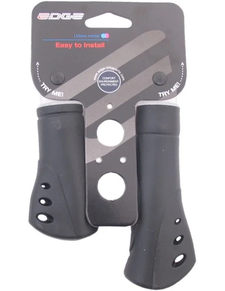 Handvatset Edge Ergo Venti - 125/92mm - zwart