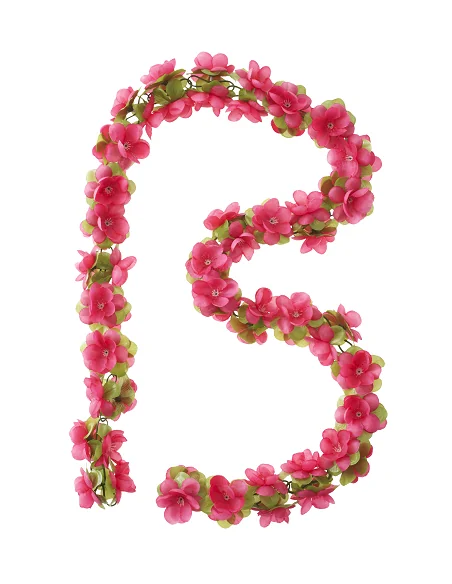 Bloemenguirlande Basil Garland Fuchsia