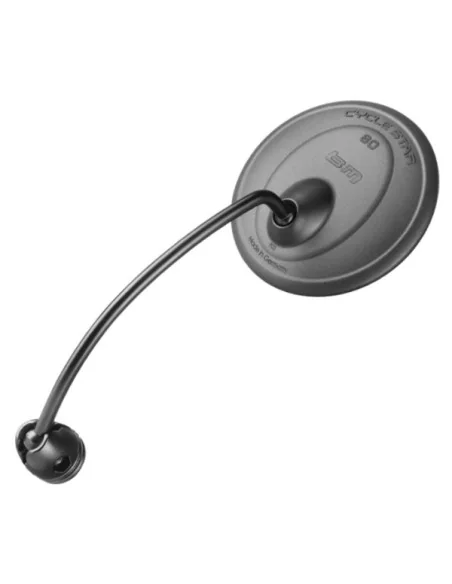 Fietsspiegel BUSCH & MÜLLER 901 ø80 mm - met 13 cm lange stang