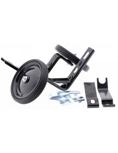 Zijwielen PexKids 12-20" - metaal / zwart