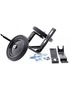 Zijwielen PexKids 12-20" - metaal / zwart