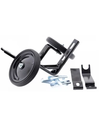 Zijwielen PexKids 12-20" - metaal / zwart