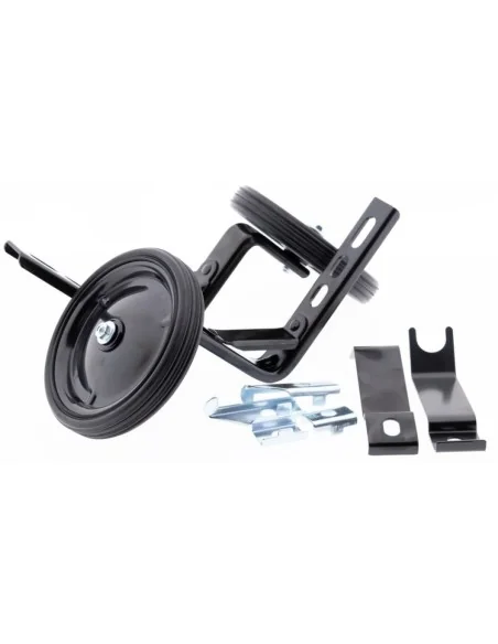 Zijwielen PexKids 12-20" - metaal / zwart