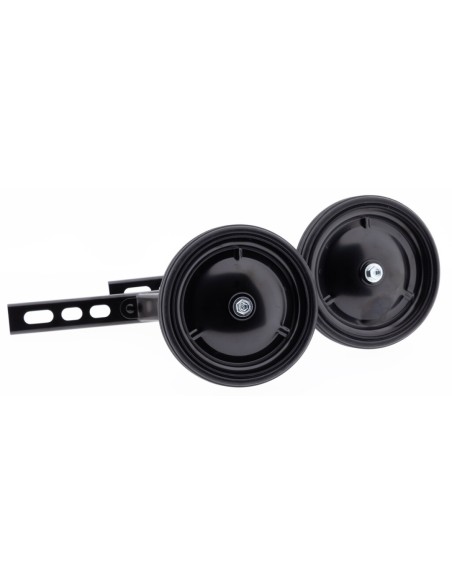 Zijwielen PexKids 12-20" - metaal / zwart