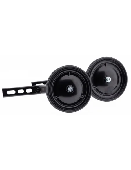 Zijwielen PexKids 12-20" - metaal / zwart