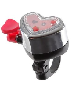 Fietsbel PexKids Hartje - roze