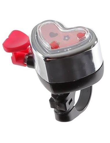 Fietsbel PexKids Hartje - roze