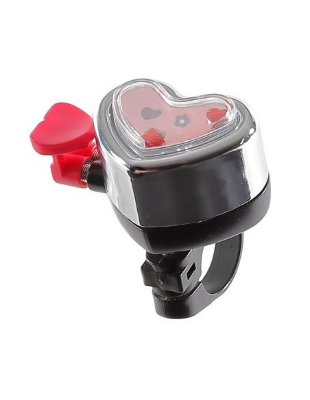Fietsbel PexKids Hartje - roze