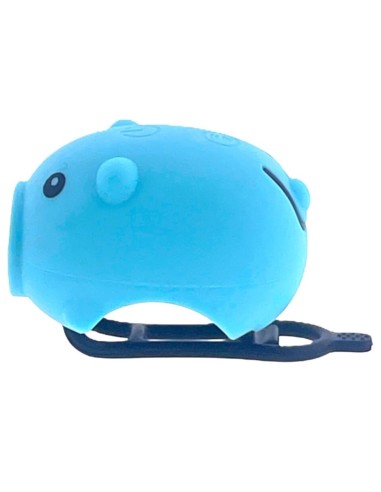 LED-lamp PexKids varken met toeter USB-oplaadbaar - blauw