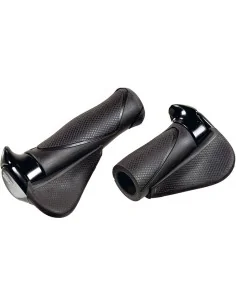 Handvatpaar Ergotec MF1 large kraton / aluminium 130+130 mm - zwart