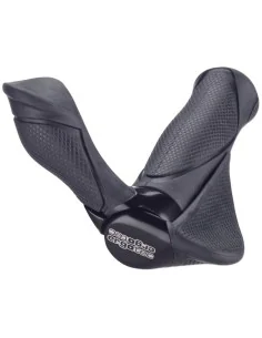 Handvatpaar Ergotec MF2 small kraton / aluminium 130+130 mm - zwart 2