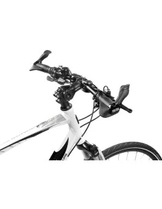 Handvatpaar Ergotec MF2 large kraton / aluminium 130+130 mm - zwart