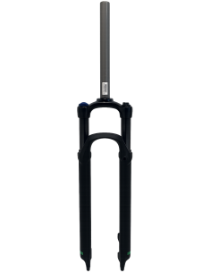 Verende voorvork 28'' met 1-1/8" vorkbuis Zoom 596 HL/0 - Post Mount - Lockout - mat zwart - QR